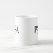 パパの設立年 コーヒーマグカップ (中央)