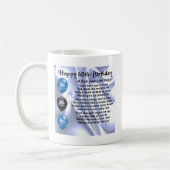 パパの詩の第60誕生日 コーヒーマグカップ (左)
