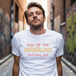 パパの誕生日の女の子アリスinワンダーランド tシャツ