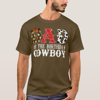 パパの誕生日カウボーイ1st第1誕生日Cowb Tシャツ