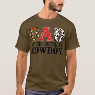 パパの誕生日カウボーイ1st第1誕生日Cowb Tシャツ