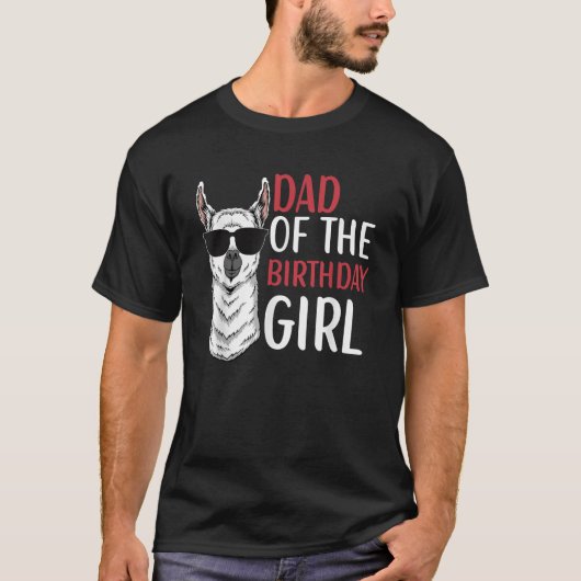 パパの誕生日ガールマッチング誕生日服 Tシャツ (正面)
