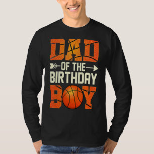 パパの誕生日バスケットボールファーザーダディ Tシャツ