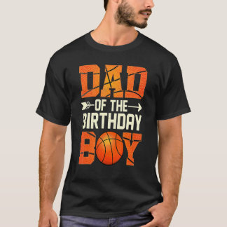 パパの誕生日バスケットボールファーザーダディ Tシャツ