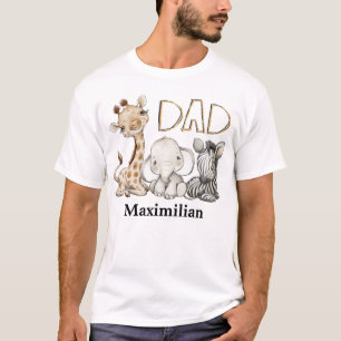 パパの誕生日ボーイサファリ Tシャツ