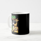 パパの誕生日ボーイジャングルサファリズーズーテーマアン コーヒーマグカップ (正面左)