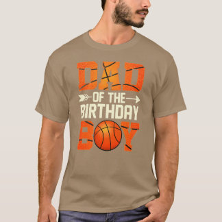 パパの誕生日ボーイバスケットボールファーザーダディーフーF Tシャツ