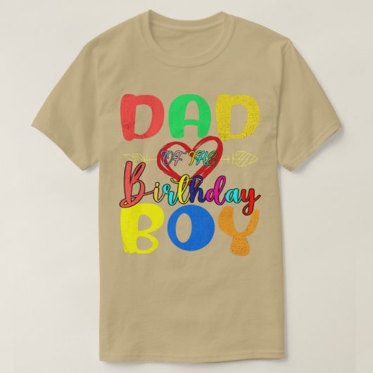 パパの誕生日ボーイ1 Tシャツ (デザイン正面)