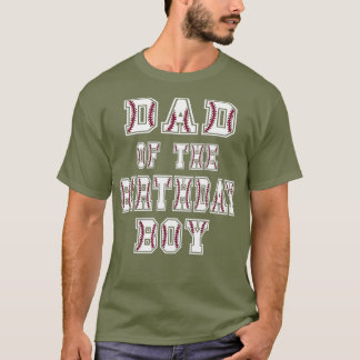 パパの誕生日球団をテーマにしたパーティー Tシャツ