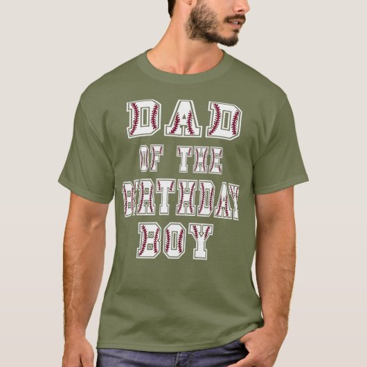 パパの誕生日球団をテーマにしたパーティー Tシャツ (正面)