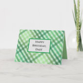パパの誕生日,男らしハッピーバースデーカード カード (正面)