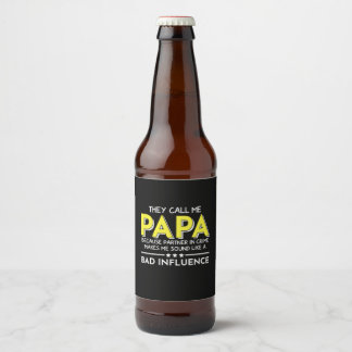 パパの贈り物ってパパって呼んでる ビールラベル