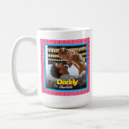 パパの贈り物カスタム- Photo Father's Day Present コーヒーマグカップ