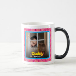 パパの贈り物カスタム- Photo Father's Day Present モーフィングマグカップ