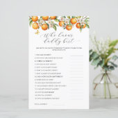 パパの赤ちゃんシャワー最高のゲームを知っているオレンジ (スタンド正面)