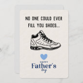 パパの蹴ジョークと新鮮さ：完璧な父の日 招待状 (正面/裏面)