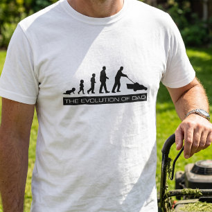 パパの進化 - お父さんに贈る面白いTシャツ Tシャツ