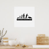 パパの進化 ポスター (キッチン)