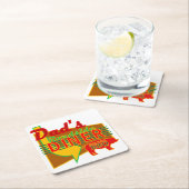 パパの道端ダイナーコースター スクエアペーパーコースター (インサイチュ)