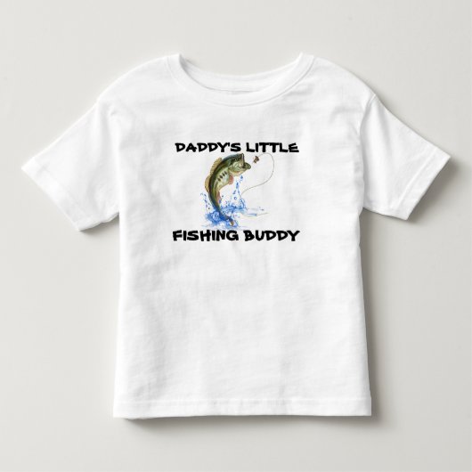 パパの釣り仲間 トドラーTシャツ (正面)