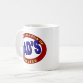 パパの集荷サービス コーヒーマグカップ (正面左)