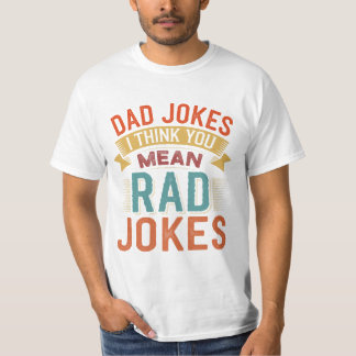 パパの面白いジョークTシャツ Tシャツ