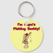 パパの魚釣りバディTシャツ&ギフト キーホルダー (正面)