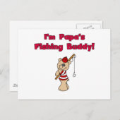 パパの魚釣りバディTシャツ&ギフト ポストカード (正面/裏面)
