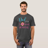 パパの2つの甘い誕生日女の子2歳 Tシャツ (正面フル)