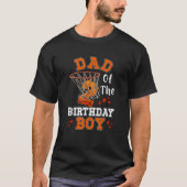 パパの2番目の誕生日の男の子バスケットボールをテーマにした2アイ Tシャツ (正面)