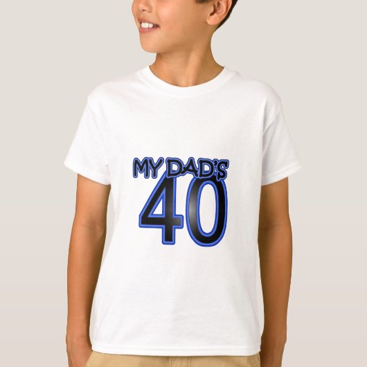 パパの40 Tシャツ (正面)