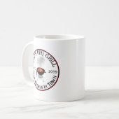 パパのBBQグリルス最高のテークインタウンマグカップ コーヒーマグカップ (正面左)