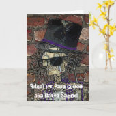 パパのGuedeのSamedi別名男爵のための儀式 カード (黄色い花)