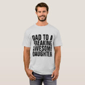 パパのTシャツ素晴らしを着る Tシャツ (正面フル)