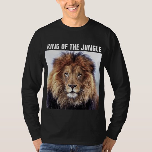 パパのTシャツ、ジャングルライオンの王 Tシャツ (正面)
