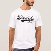 パパのTシャツ- 2019年以来の米国東部標準時刻/(パーソナライズな年) Tシャツ (正面)