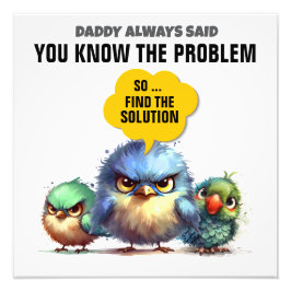 パパはいつも… フォトプリント           