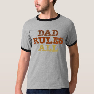 パパはすべてを支配します Tシャツ
