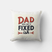 パパはそれを修正する枕🛠️父おもしろいの日 クッション (正面)