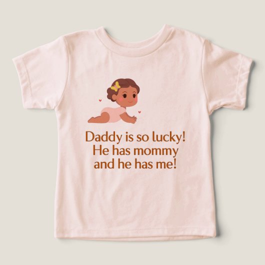 パパはとてもラッキーだ (デザイン正面)