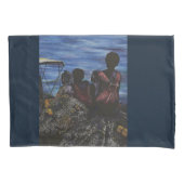 パパはどこ？ハーバー島 枕カバー (正面)