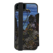 パパはどこ?ハーバー島 INCIPIO iPhoneウォレットケース (フォリオ裏面)