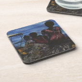 パパはどこ？バハマ・ハーバー島 コースター (左側)