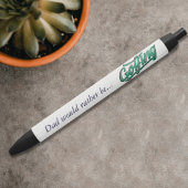 パパはむしろゴルフのペンだ 黒ボールペン