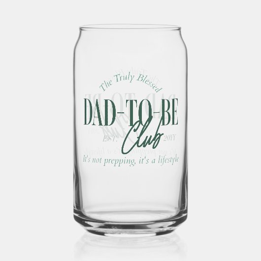 パパはクラブエストになる。A年おもしろいライフスタイル ガラス缶 (裏面)