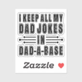 パパはパパでジョークの基本の父の日のプレゼントおもしろい シール (シート)