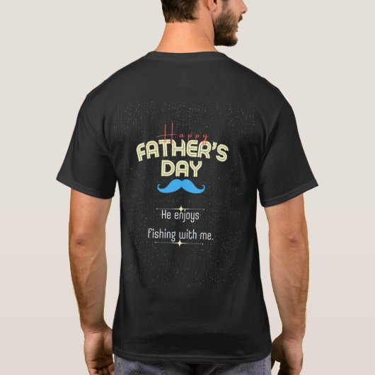 パパはパパクルーの船長 Tシャツ (裏面)
