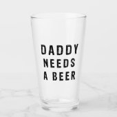 パパはビールが必要だ タンブラーグラス (正面)