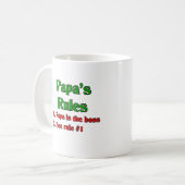 パパはボスです コーヒーマグカップ (正面左)