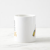 パパは何でも可愛いお洒落タイポグラフィ コーヒーマグカップ (中央)